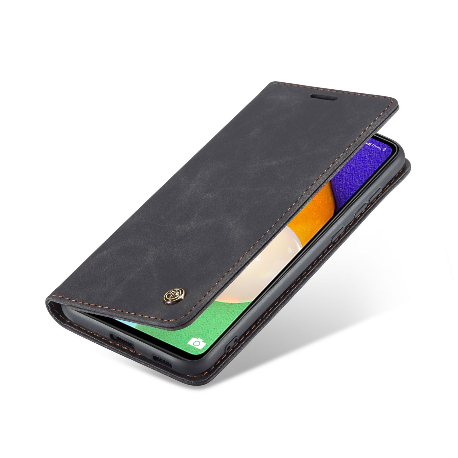 Slim | Portemonnee Book Case | Charcoal Gray