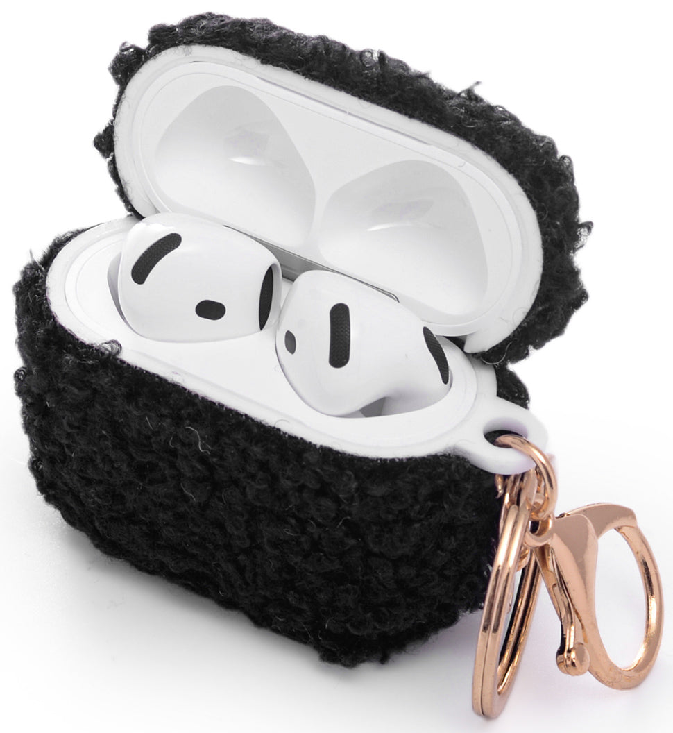 Teddy | AirPods Hoesje | Zwart