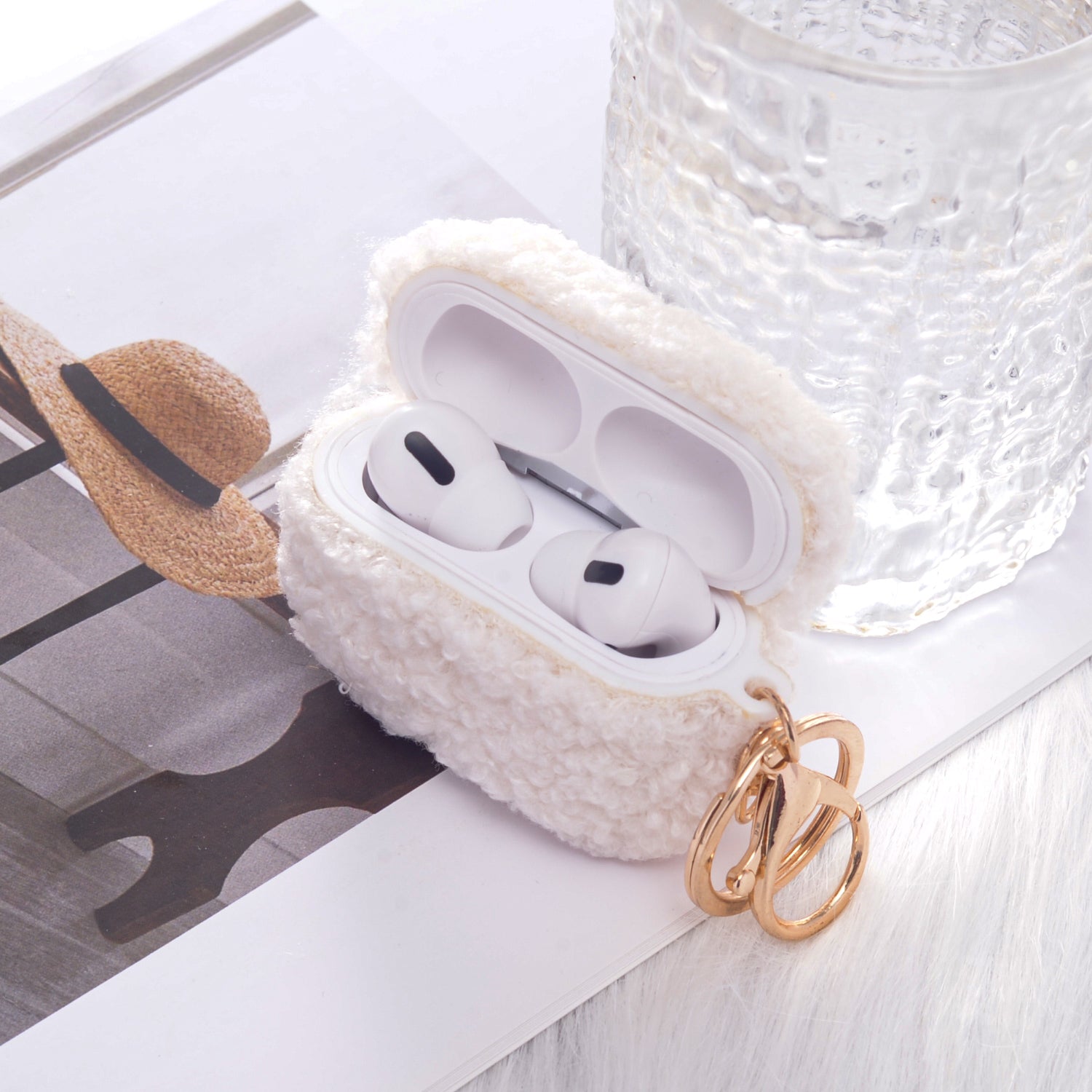 Teddy | AirPods Hoesje | Wit