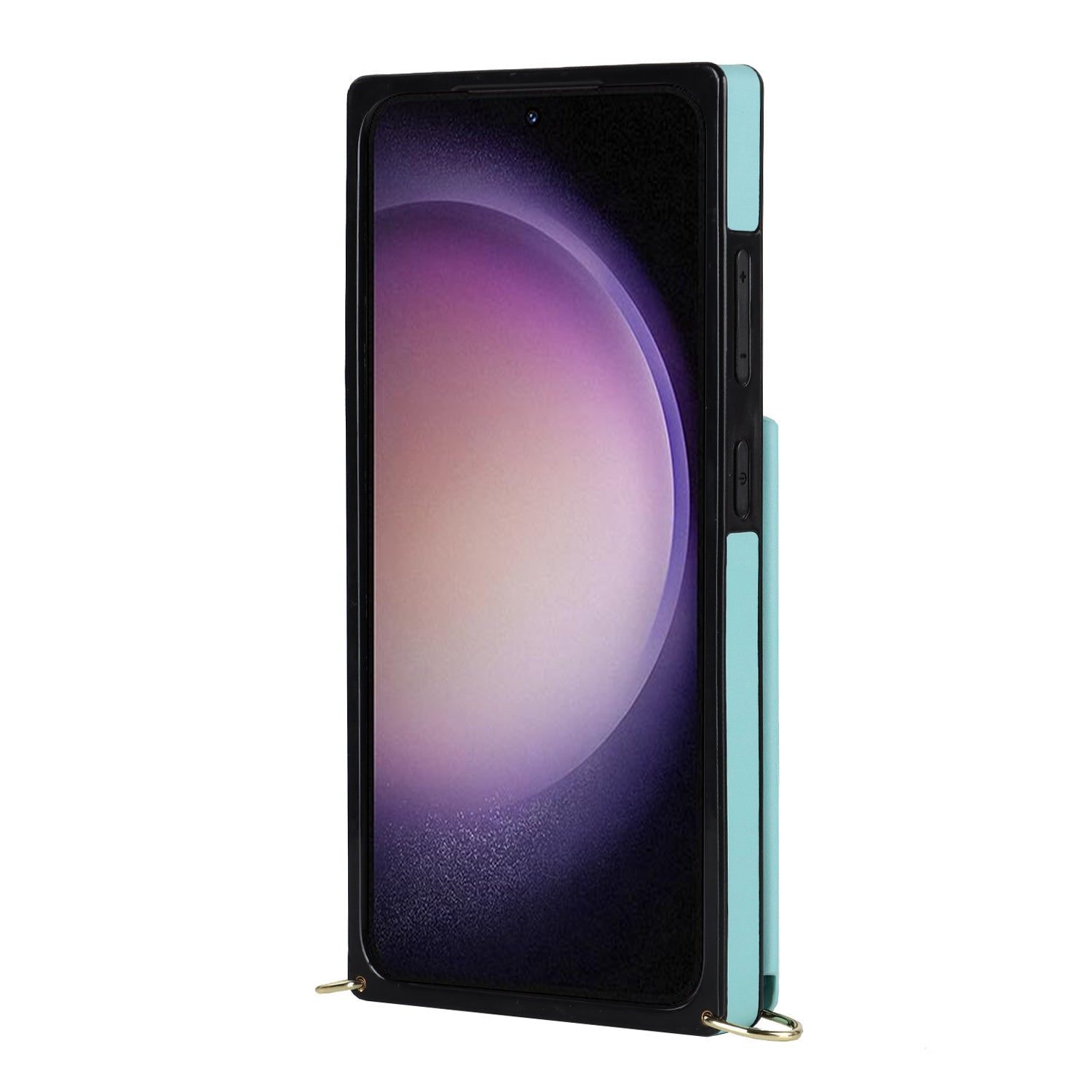 Luna | Crossbody Back Cover met Rits | Sea Foam Turquoise