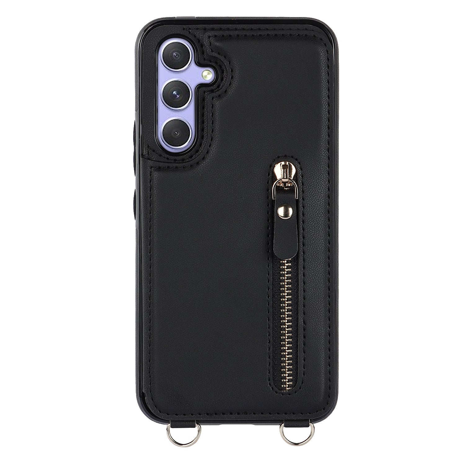 Luna | Crossbody-Rückentasche mit Reißverschluss | Onyxschwarz