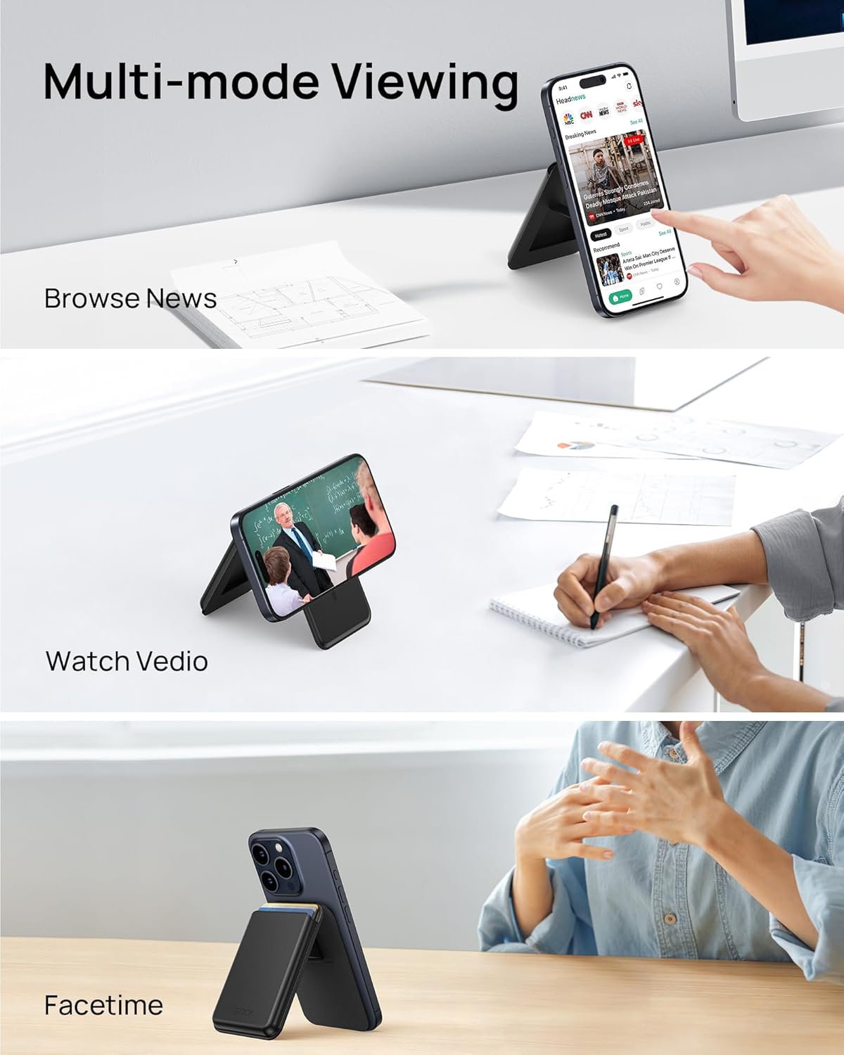 MagSafe Pasjeshouder met Standaard