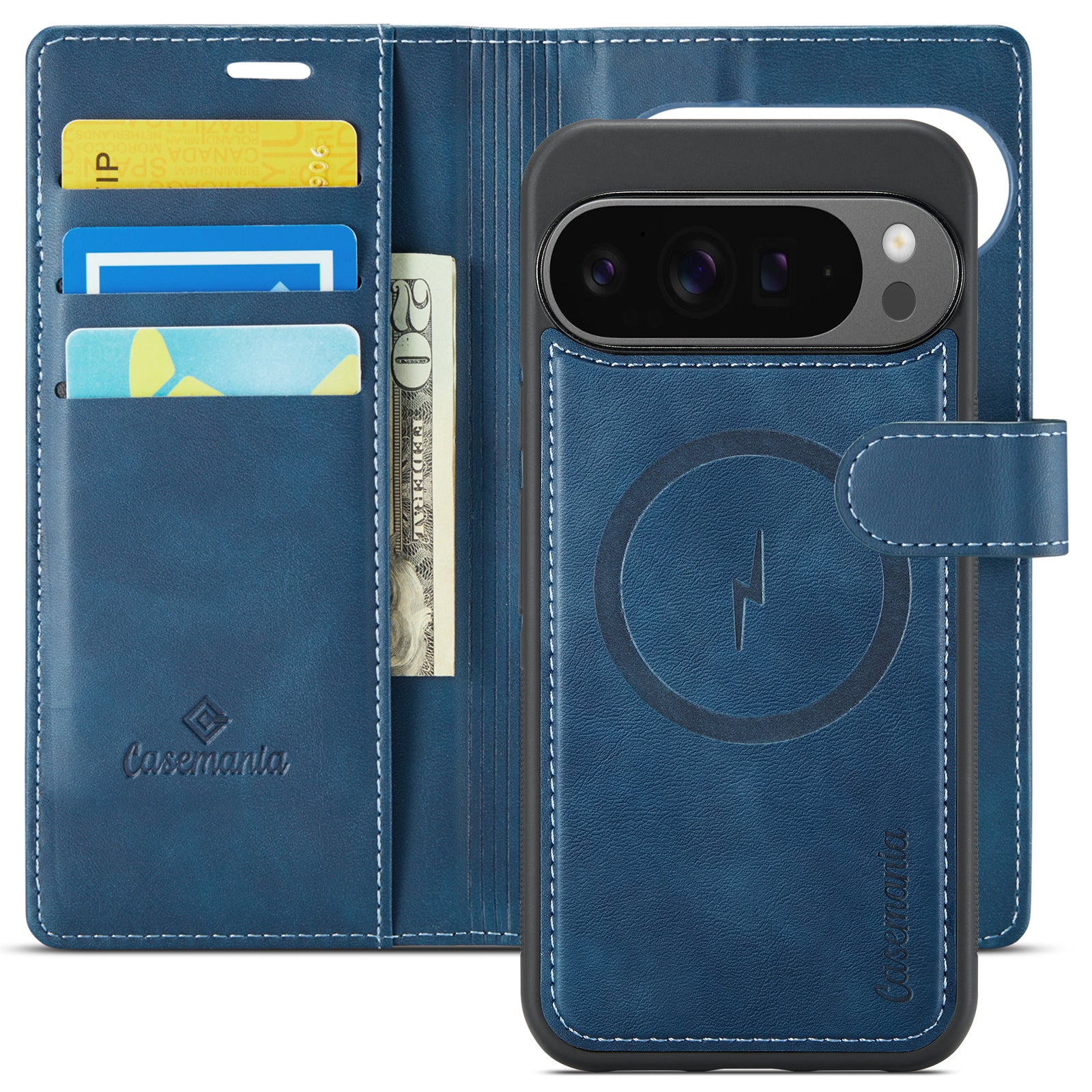Snap Magnet | MagSafe-Compatibel 2-in-1 Bookcase | Navy Blue
