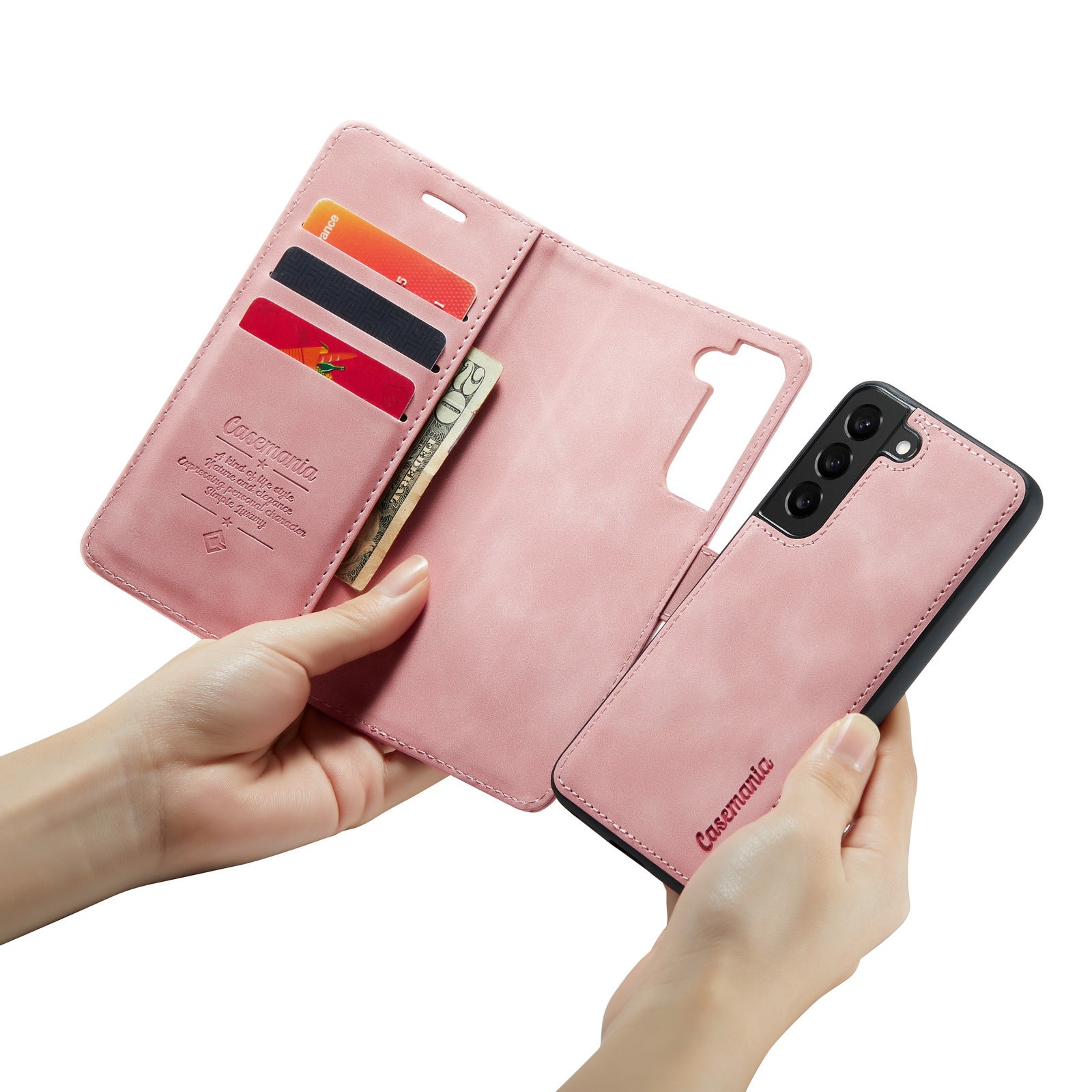 Snap Original | Magnetische 2-in-1 Klapphülle | Pale Pink