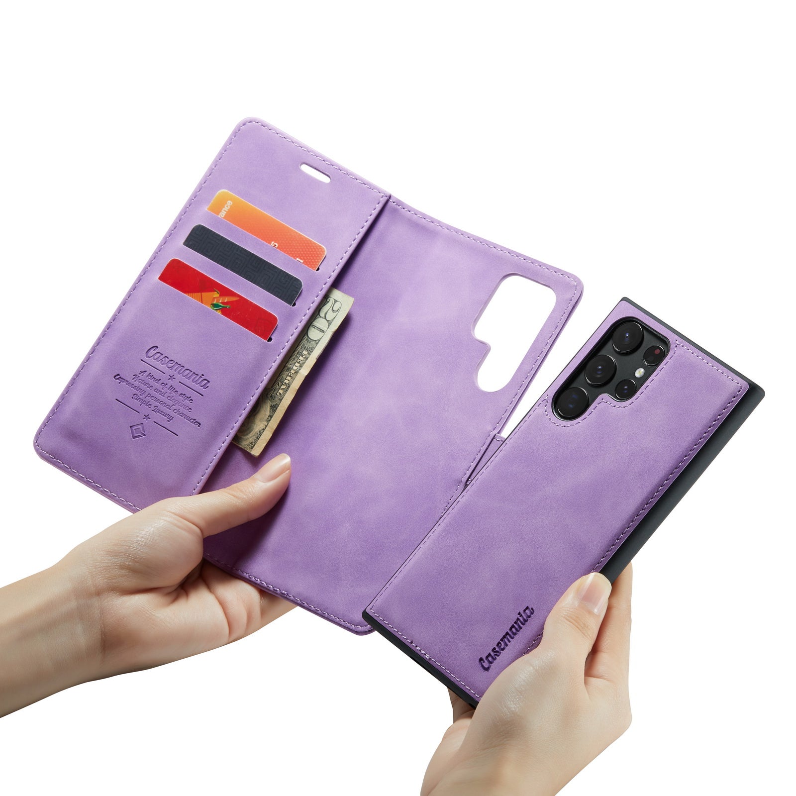 Snap Original | 2 in 1 Magnetic Book Case | Bright Lila
