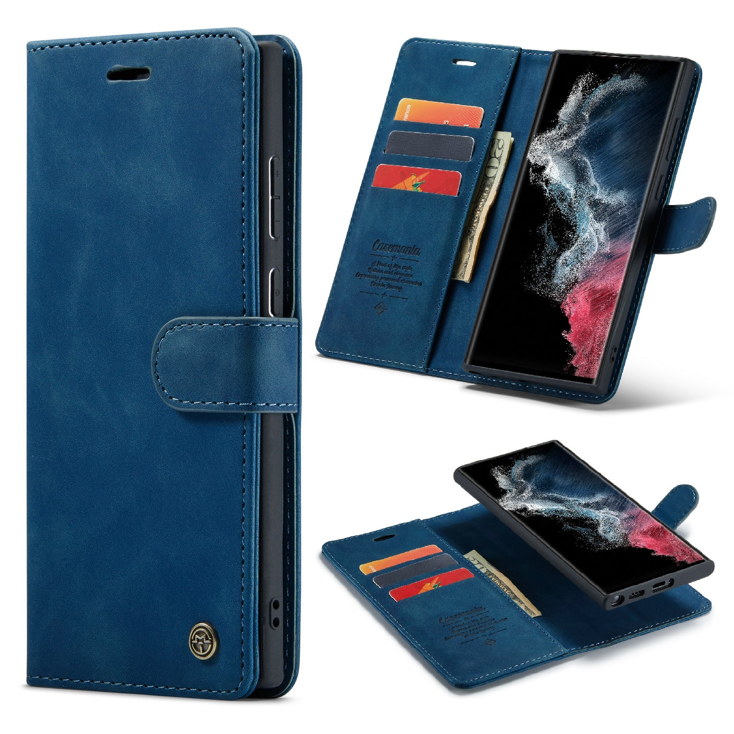 Snap Original | 2 in 1 Magnetic Book Case | Navy Blue