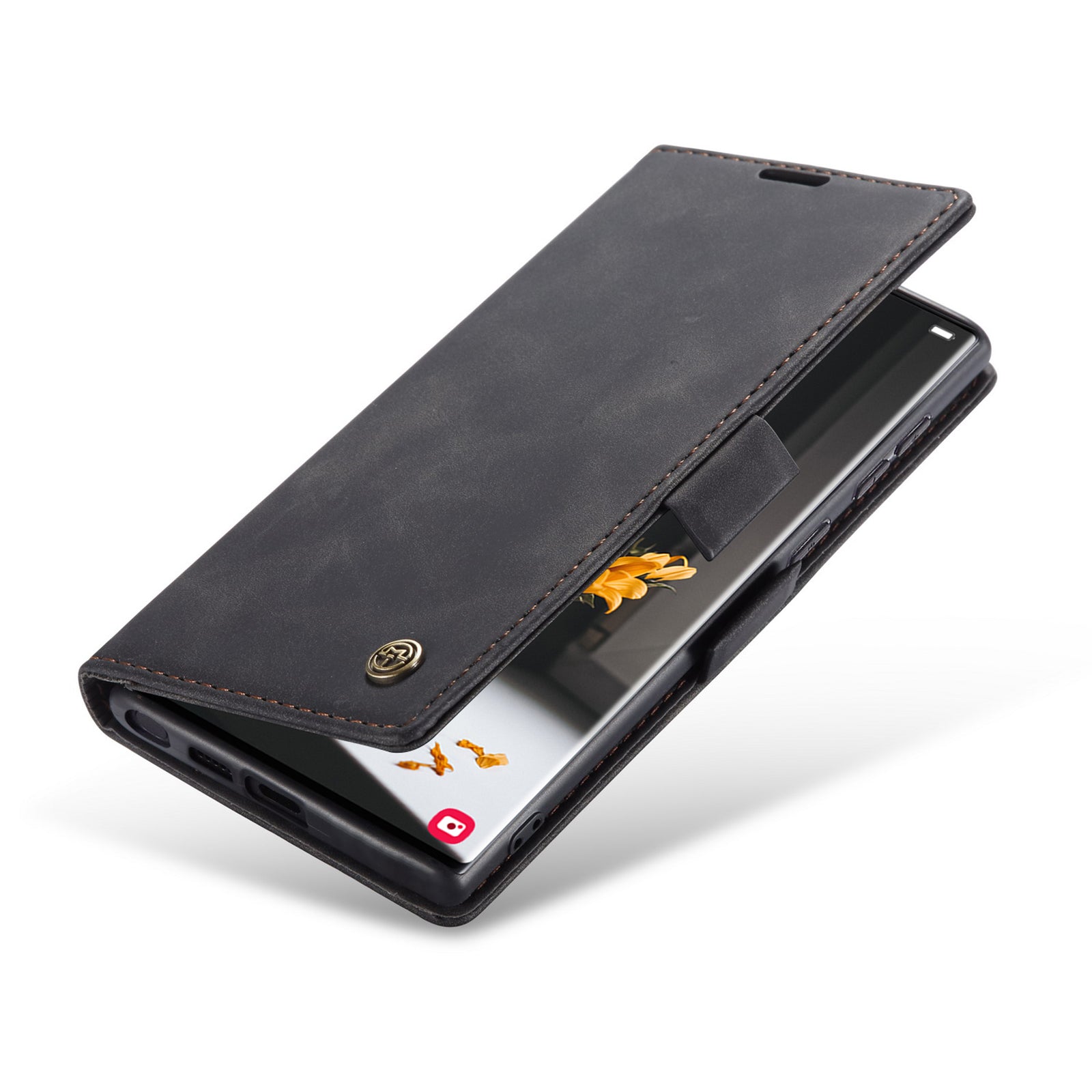 Slim | Portemonnee Book Case | Charcoal Gray