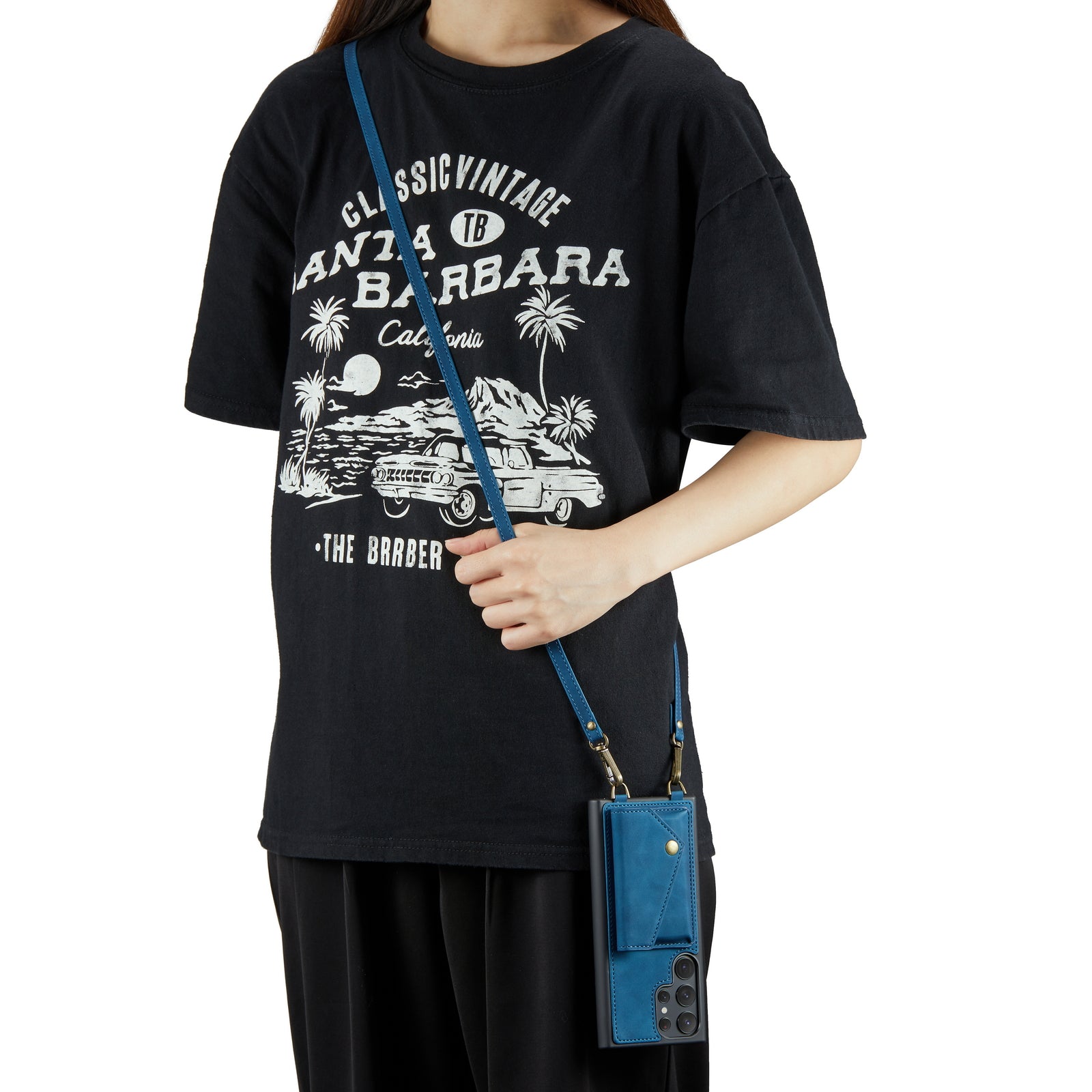 Vesta | Crossbody Wallet Case | Navy Blue