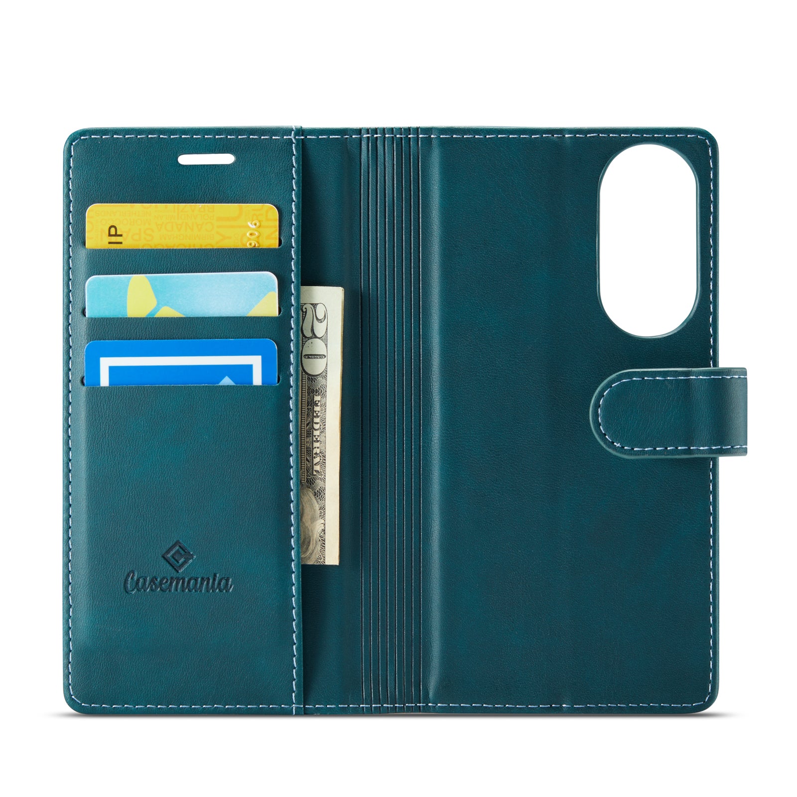 Snap Magnet+ | MagSafe‑Compatibel Luxe 2‑in‑1 Bookcase | Emerald Green