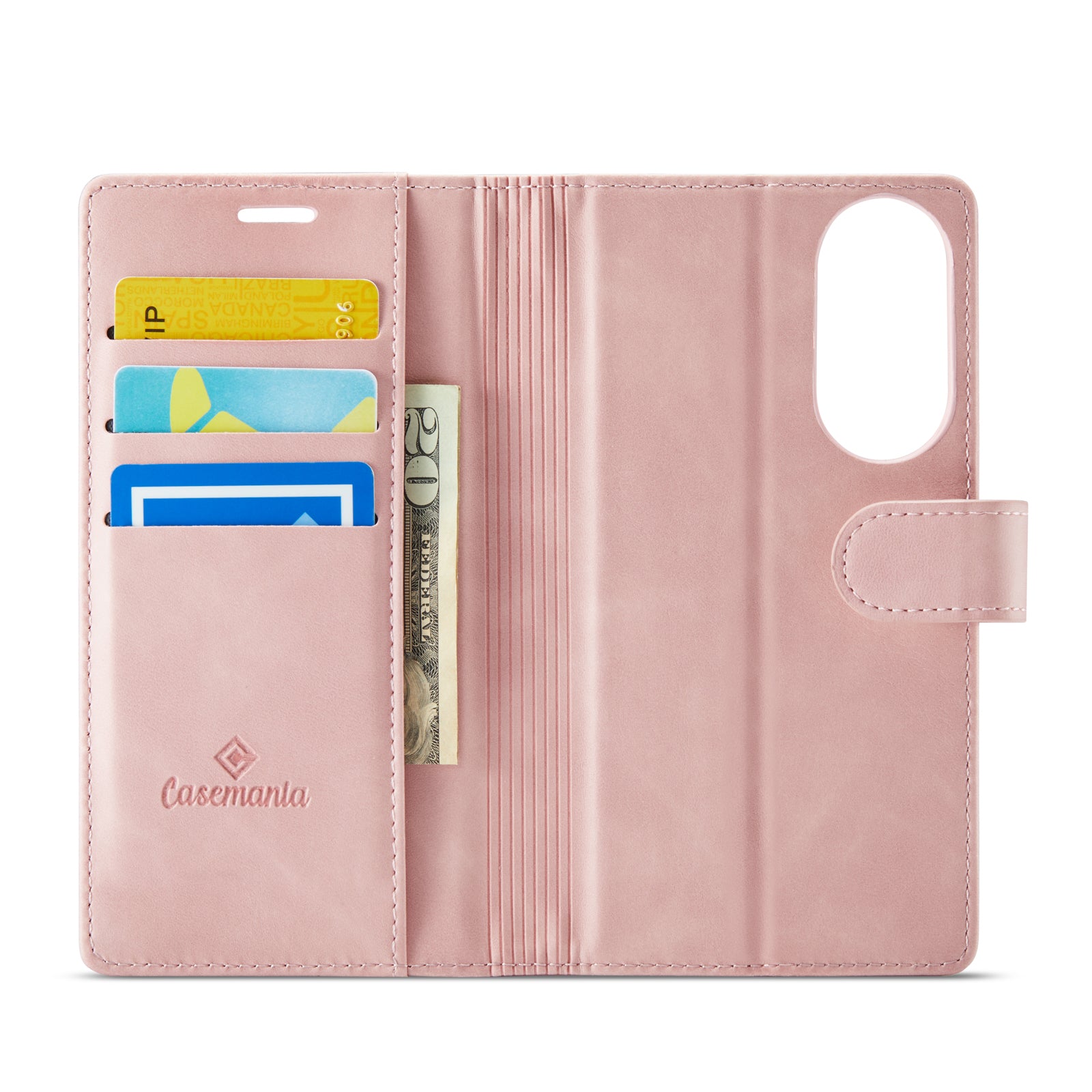 Snap Magnet+ | MagSafe‑Compatibel Luxe 2-in‑1 Bookcase | Pale Pink
