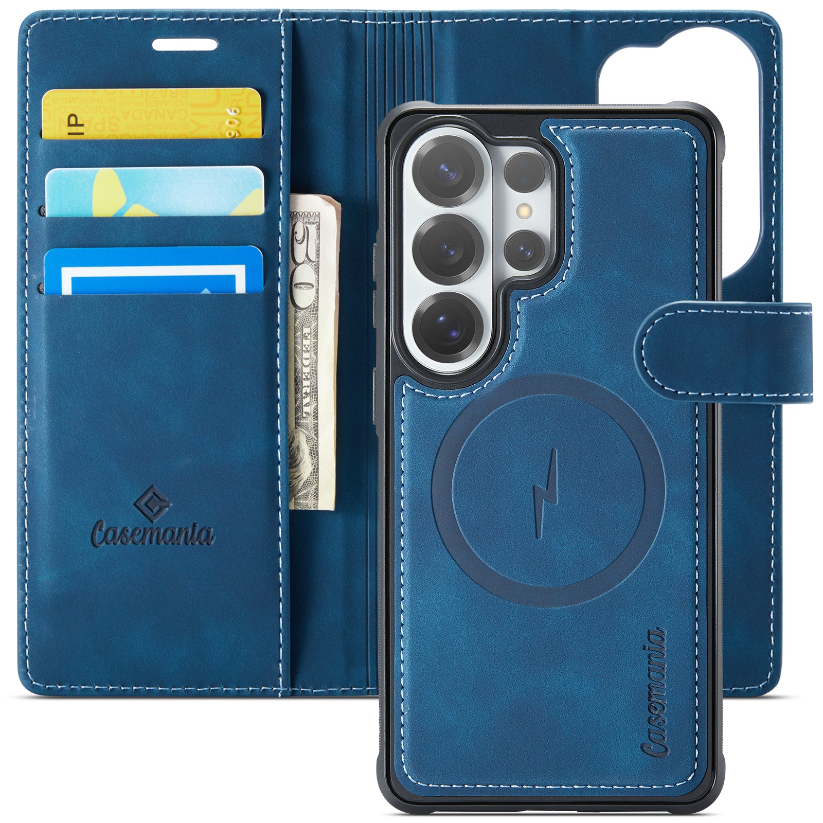 Snap Magnet | MagSafe-Compatibel 2-in-1 Bookcase | Navy Blue