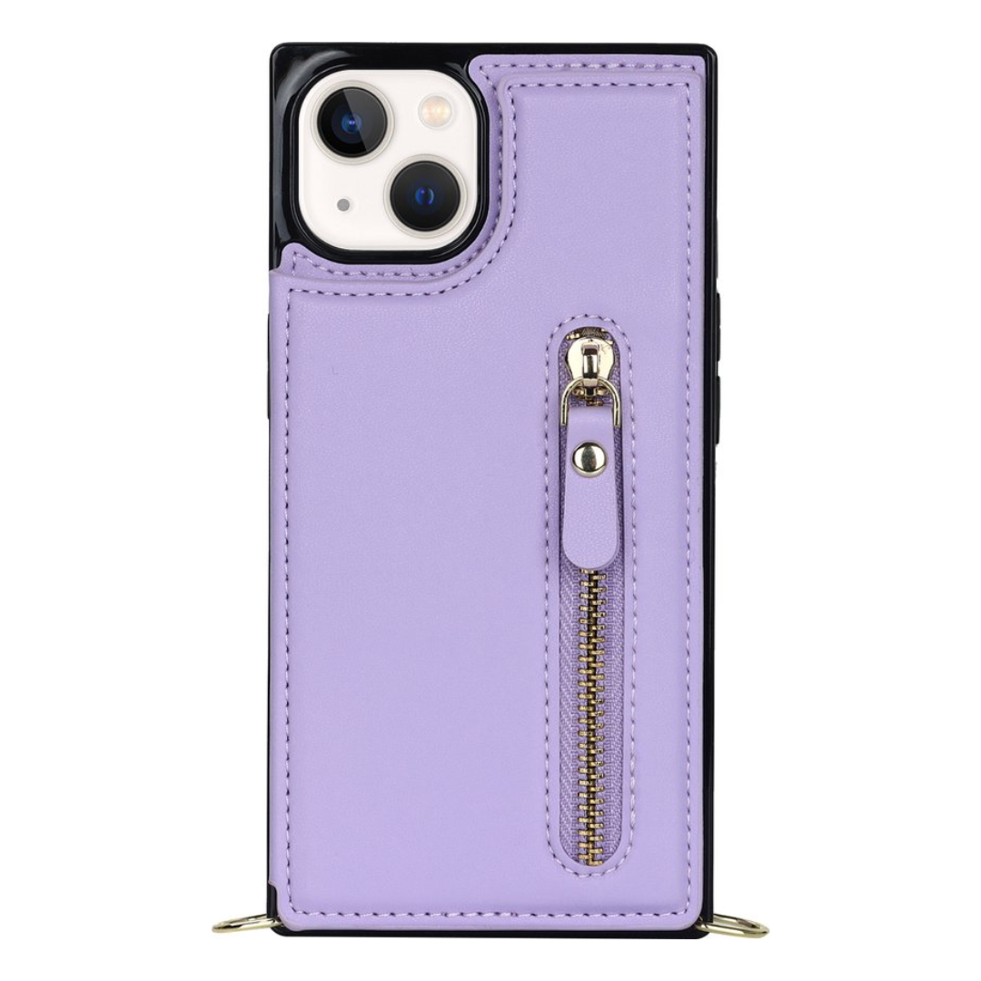 Luna | Crossbody-Rückenhülle mit Reißverschluss | Englischer Lavendel