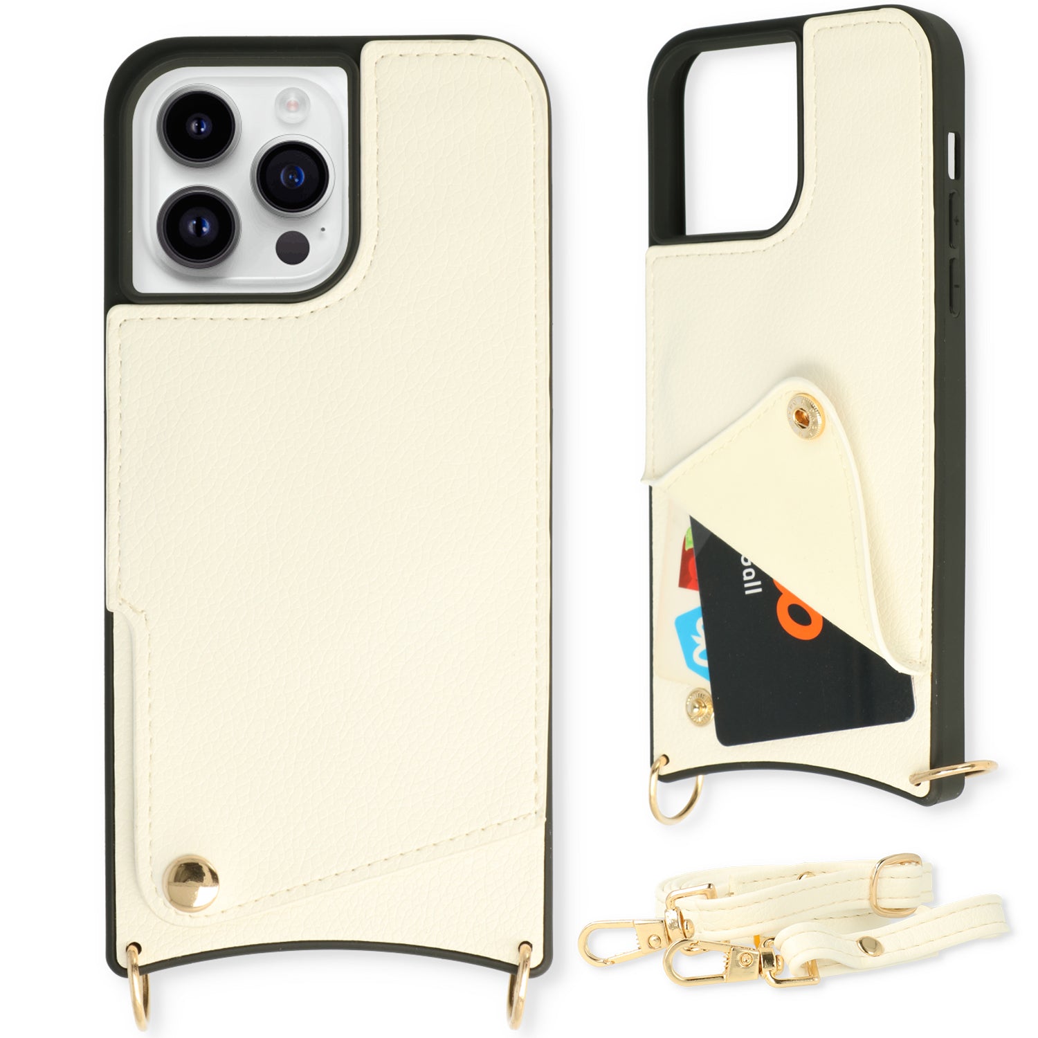 Nova | Crossbody Back Cover | Ivory White