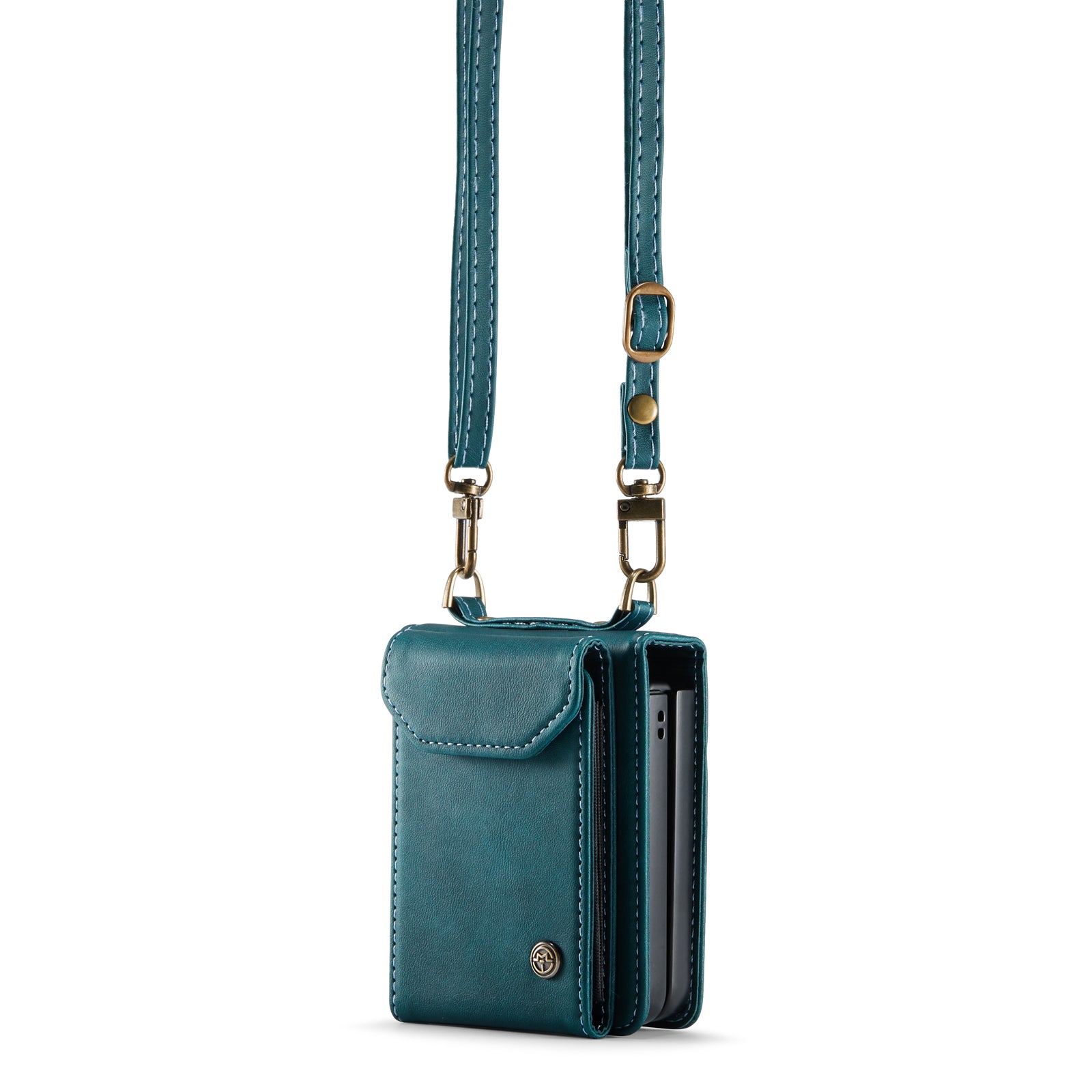 Folia | Z Flip Draagbaar Wallet Case | Emerald Green