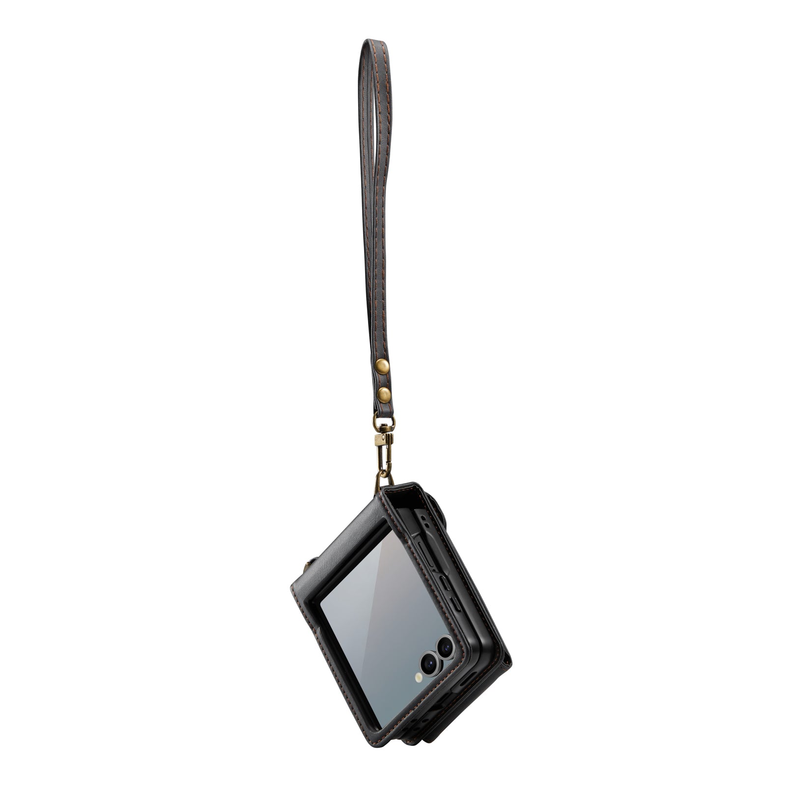 Folia | Z Flip Draagbaar Wallet Case | Charcoal Gray