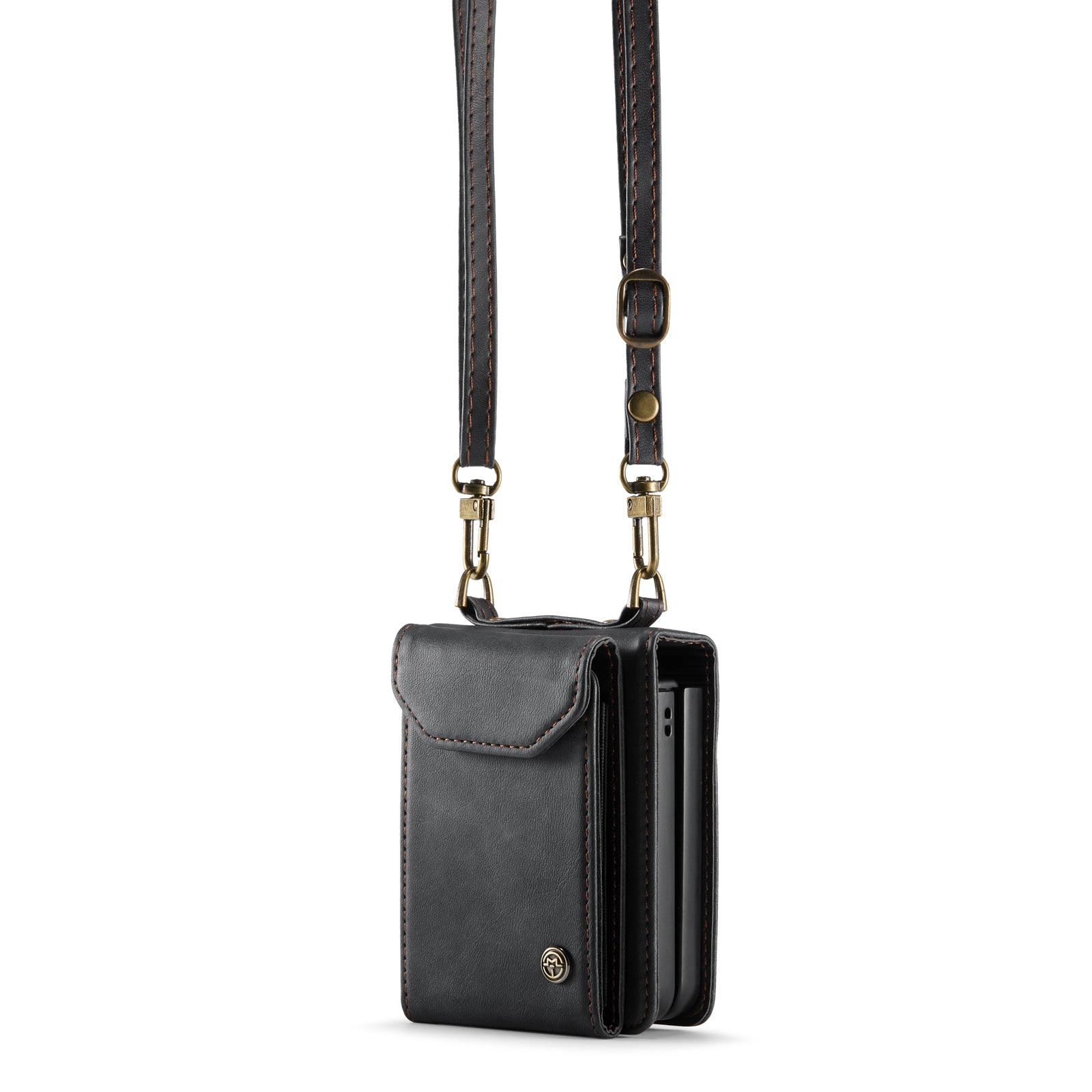 Folia | Z Flip Draagbaar Wallet Case | Charcoal Gray