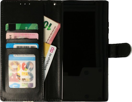 Samsung Galaxy S20 FE Hoesje - Wilde Bloemen - Print Bookcase met Telefoonkoord
