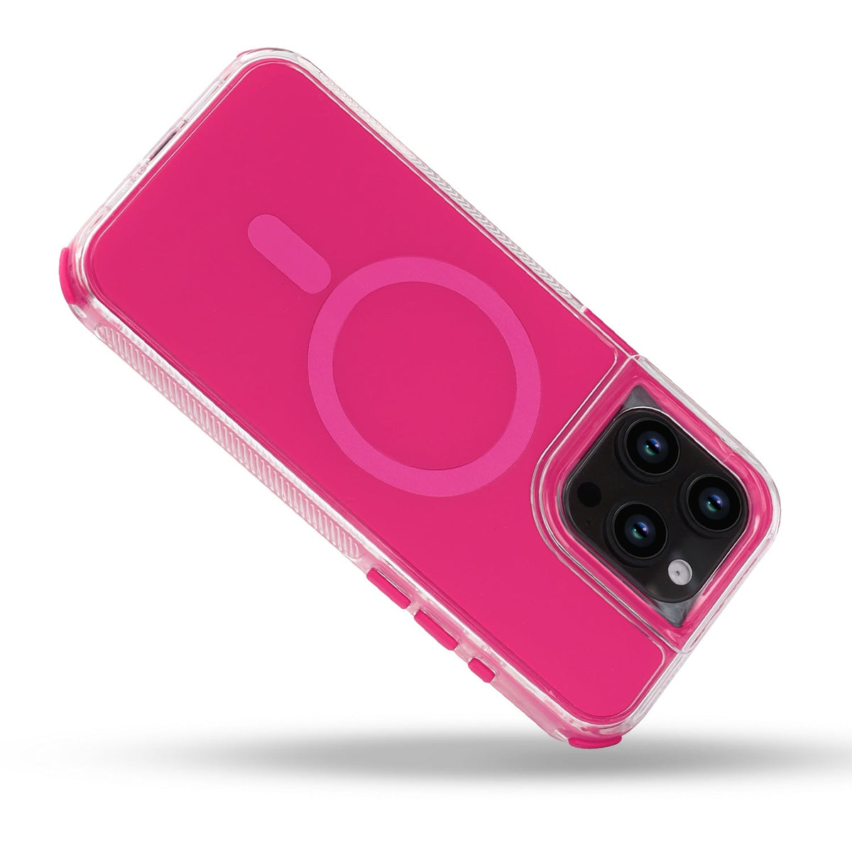 Apple iPhone 16 Pro Max Case - Neon Pink - Liquid Armor MagSafe Back Cover