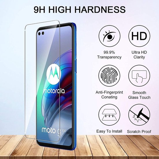 Protecteur d'écran Motorola Moto G100 - Verre trempé - 2 pièces