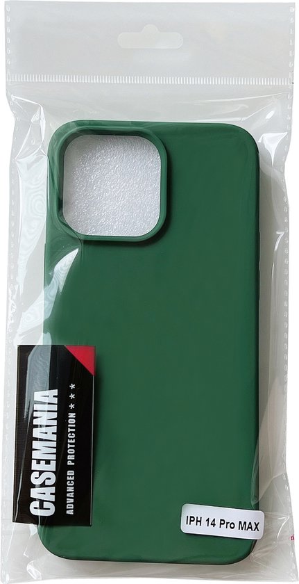Apple iPhone 14 Pro Max Case - Dark Green - Silicone Back Cover