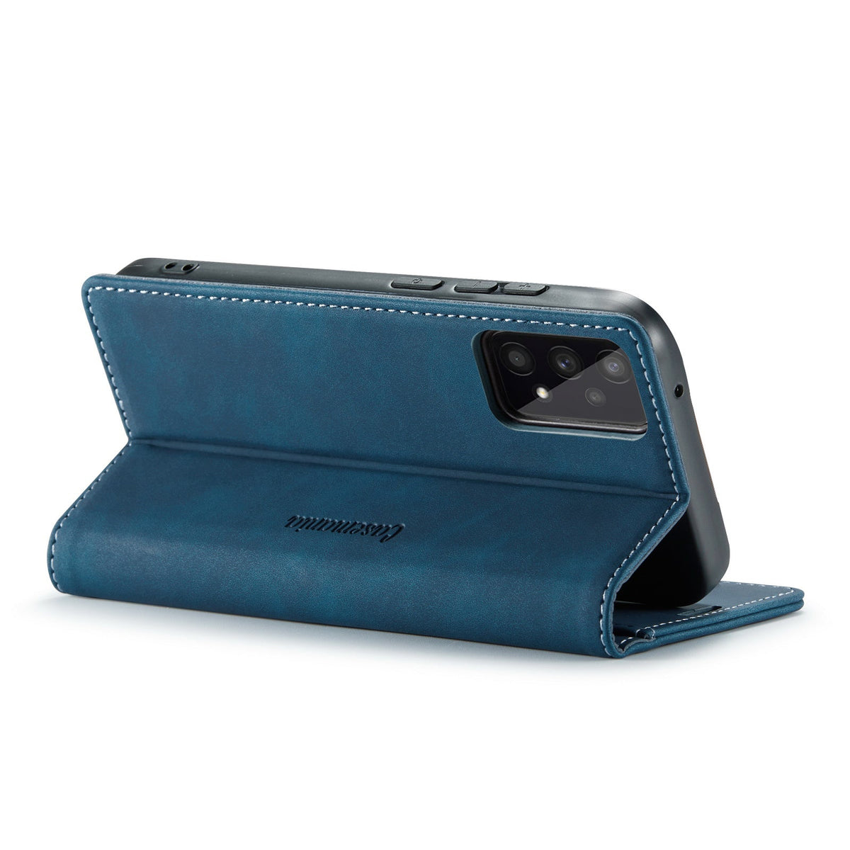 Samsung Galaxy M23 Hülle - Navy Blue - Schlanke Klapphülle mit Kartenfach