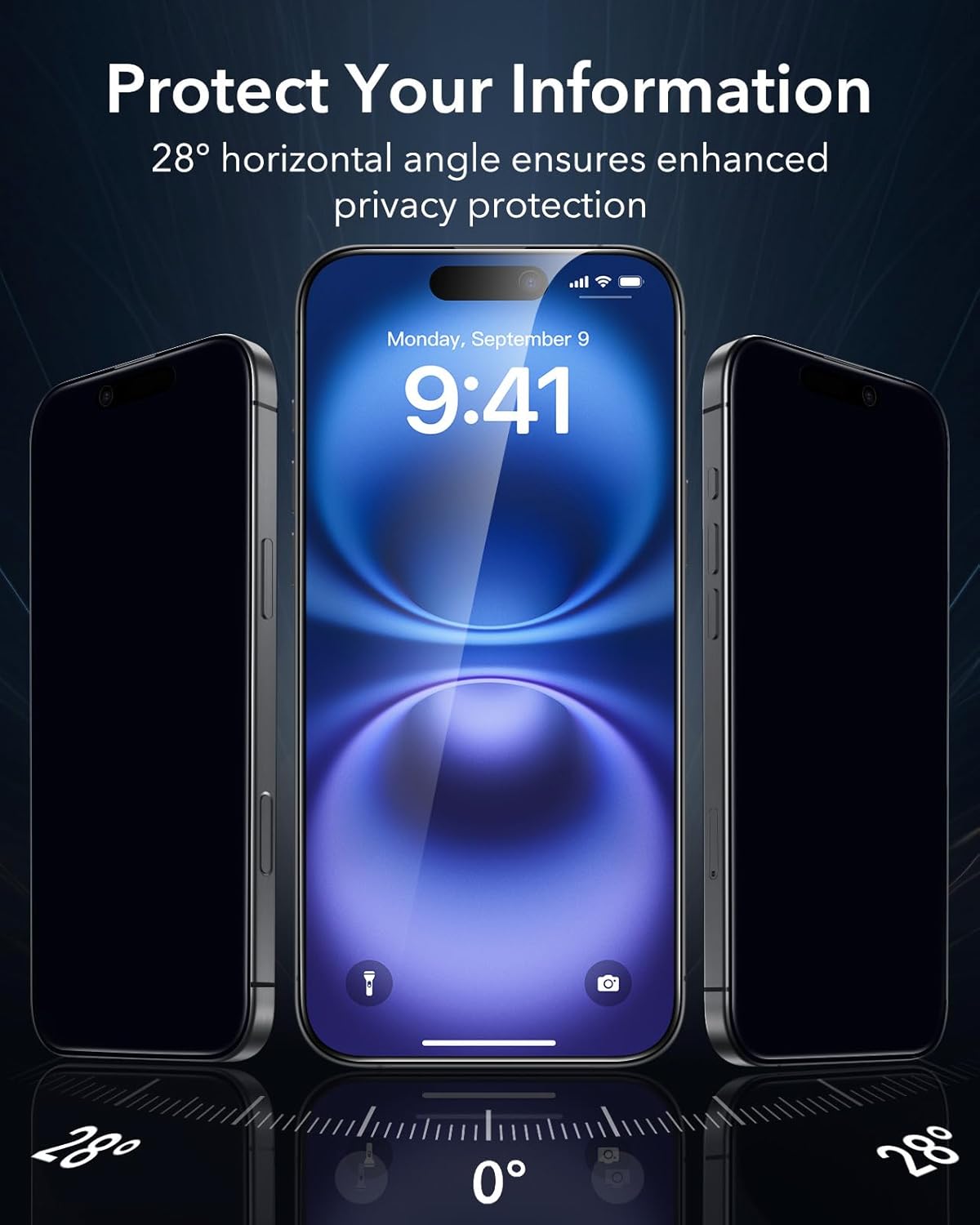 Apple iPhone Air Screenprotector - Privacy - 2 Stuks
