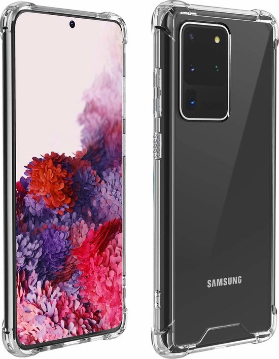 Samsung Galaxy S20 Hoesje - Transparant - Anti-Shock Back Cover