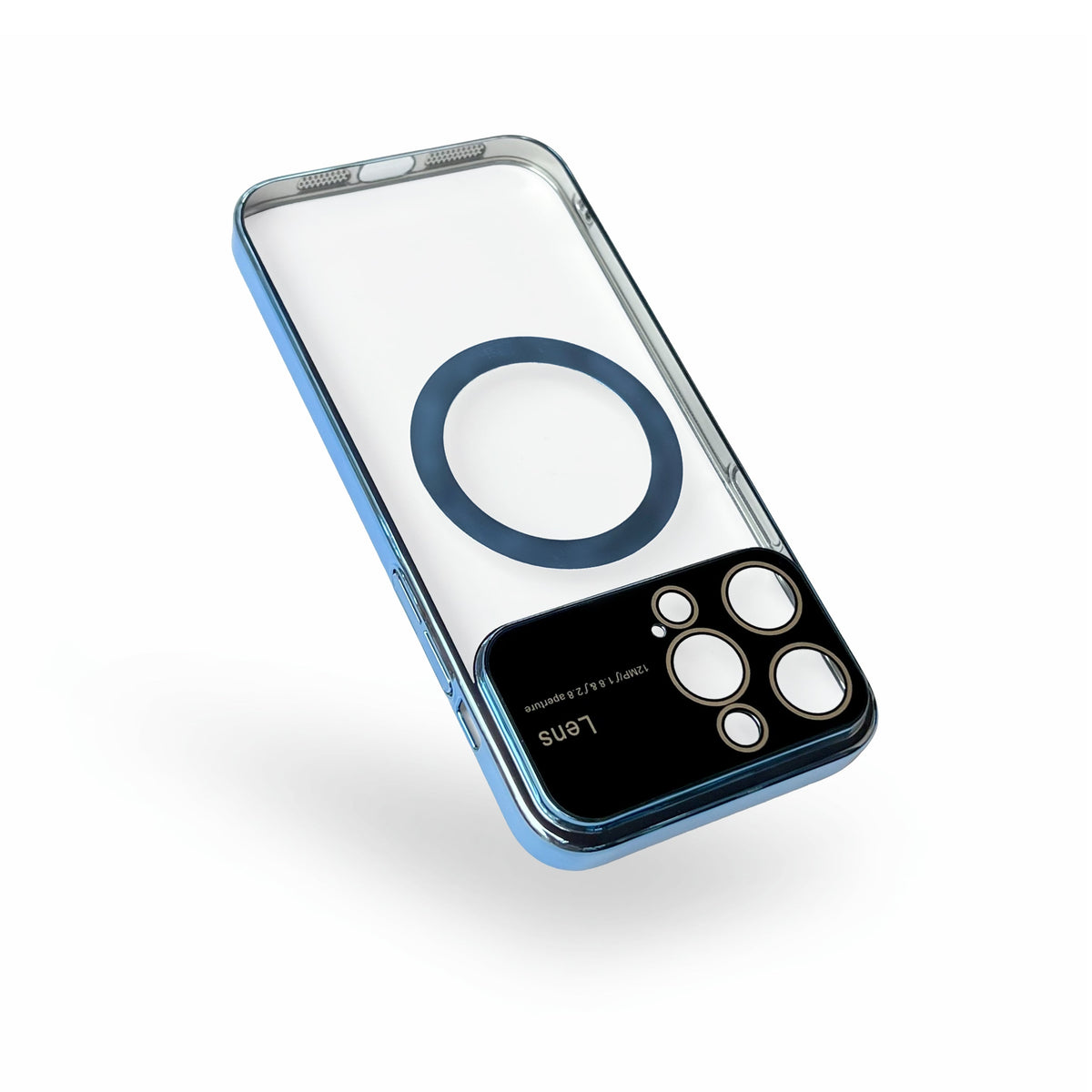Apple iPhone 15 Plus Hoesje - Blauw - Siliconen MagSafe Back Cover met Camerabescherming