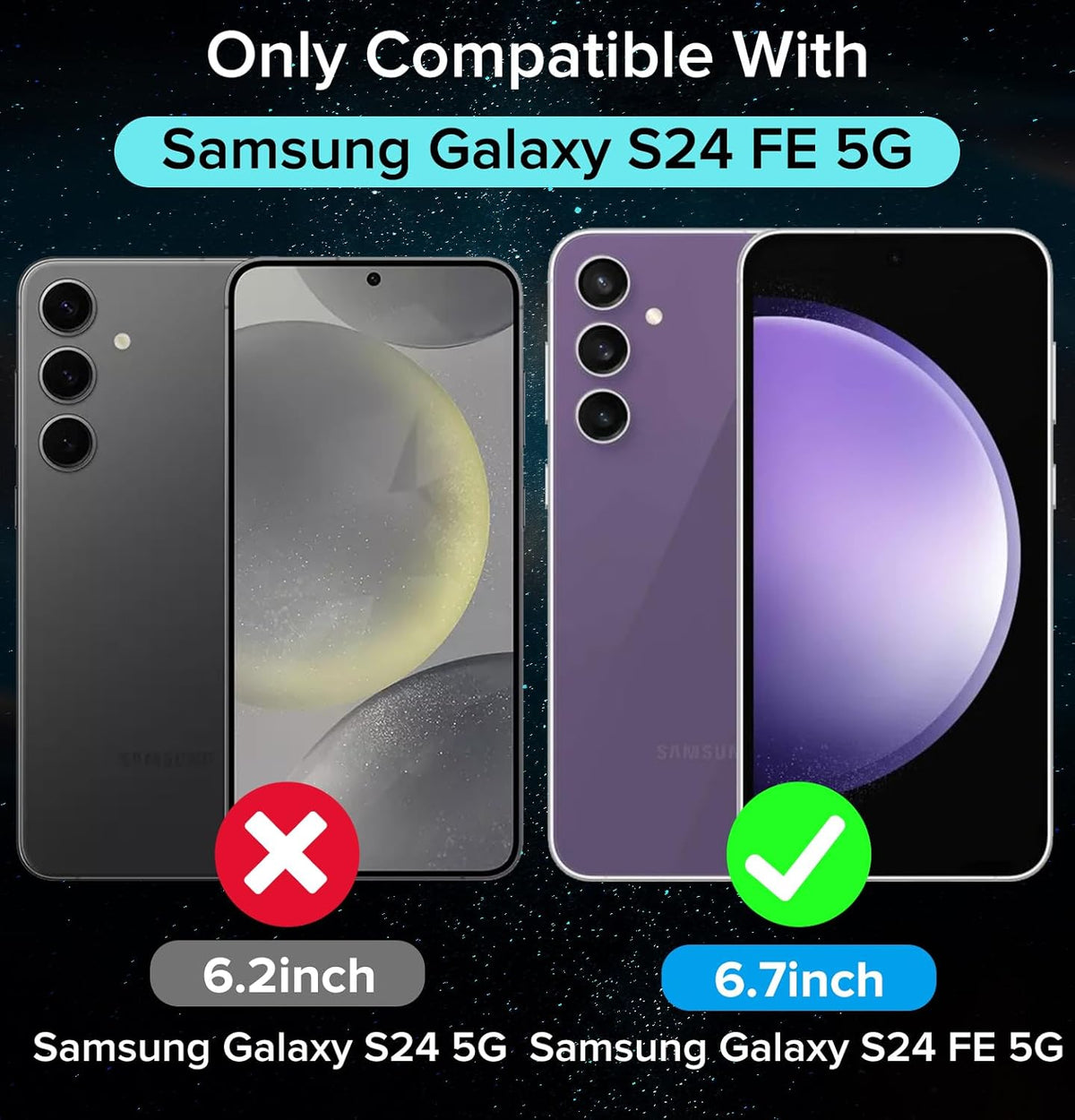 Samsung Galaxy S24 FE Hoesje - Transparant - Anti-Shock Back Cover