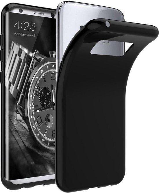 Samsung Galaxy S8+ Hoesje - Zwart - Siliconen Back Cover