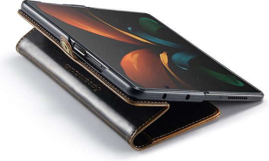 Samsung Galaxy Z Fold 2 Case - Cognac Brown - Wallet Case