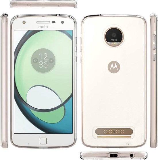 Motorola Moto Z2 Play Hoesje - Transparant - Siliconen Back Cover