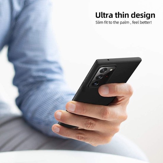 Samsung Galaxy Note 20 Ultra Hoesje - Zwart - Siliconen Back Cover
