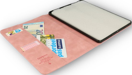 Samsung Galaxy Tab S7 FE Tablet Case - Pale Pink - Rotating Folio Case
