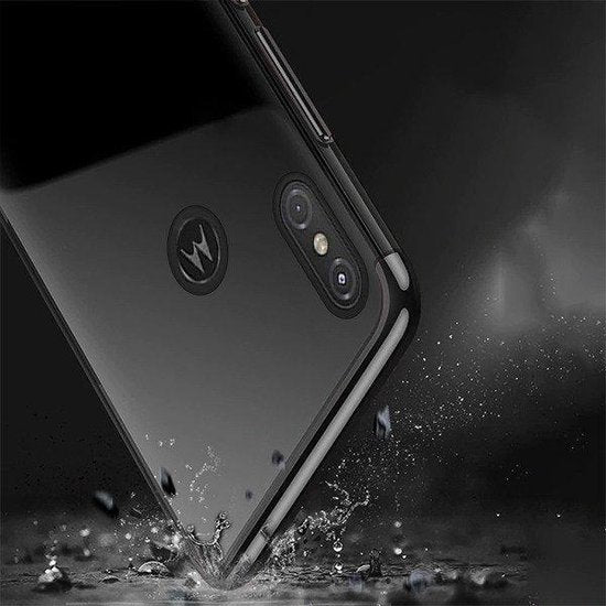 Motorola Moto One Hoesje - Zwart - Siliconen Back Cover