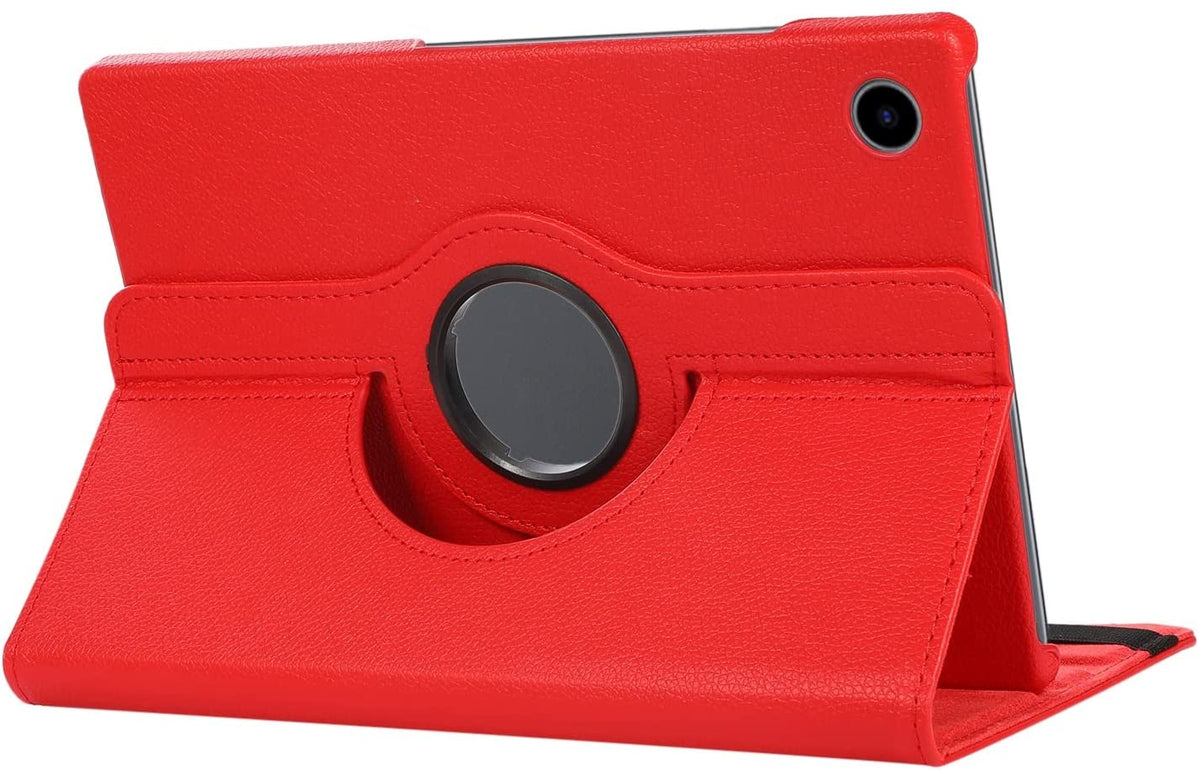 Samsung Galaxy Tab A11 Plus Tablet-Hülle - Red - Drehbare Klapphülle