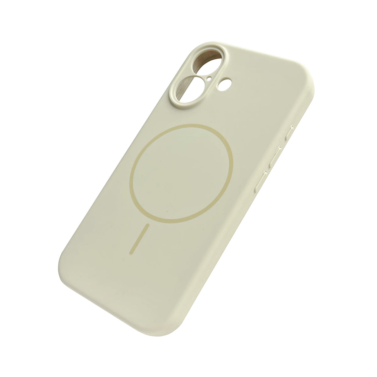 Apple iPhone 17 Case - Ivory White - Liquid Silicone MagSafe Back Cover