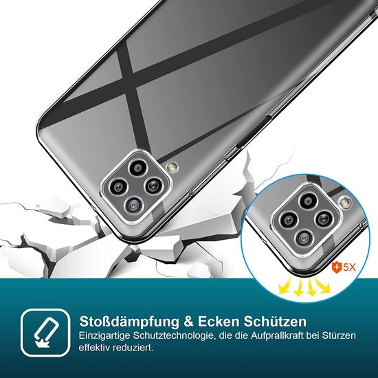 Samsung Galaxy A22 4G Hoesje - Transparant - Siliconen Back Cover