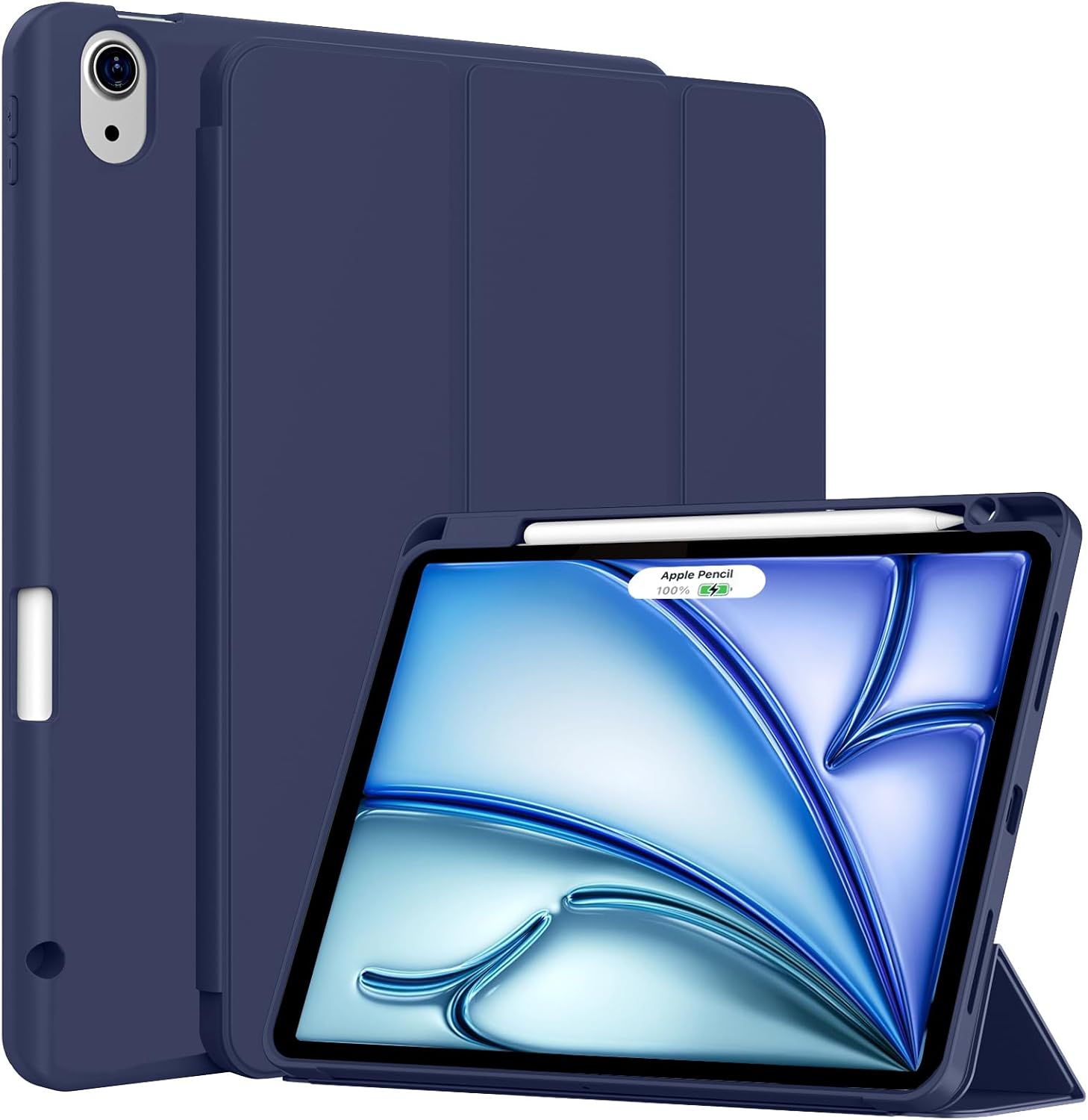 Smart Cover Hoes met Pencil Houder | iPad Air 11 inch