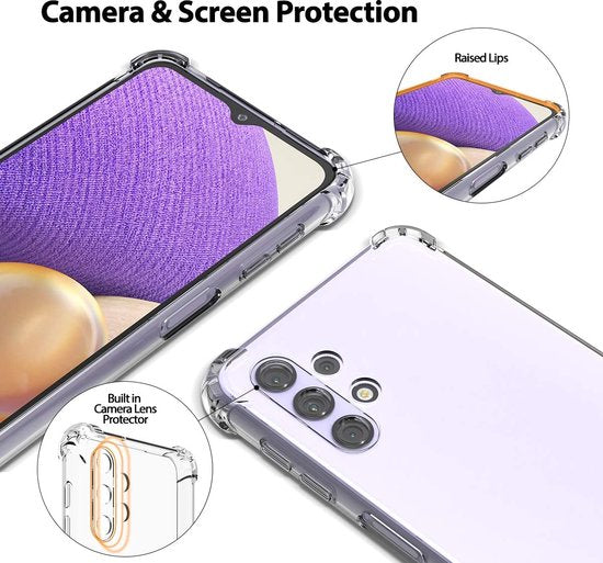 Samsung Galaxy A13 (4G) Hoesje - Transparant - Anti-Shock Back Cover