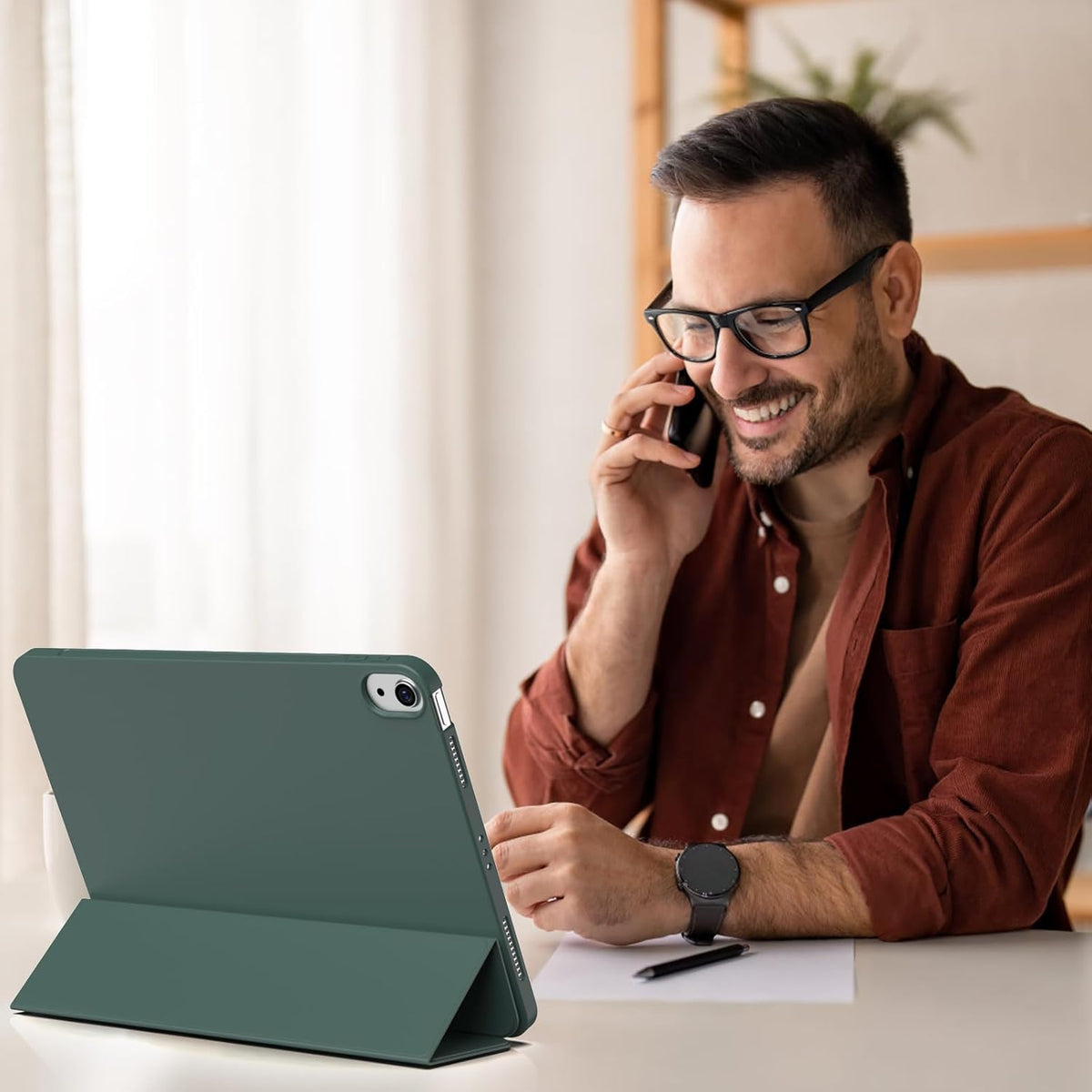 iPad Air 10,9 Zoll Tablet-Hülle - Grün - Smart Cover