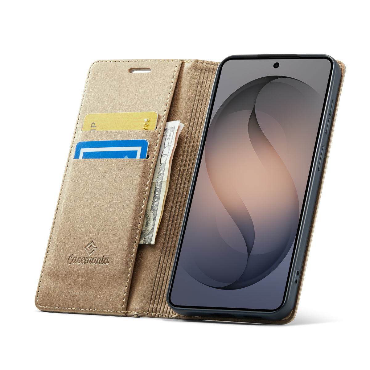 Samsung Galaxy S26 FE Hoesje - Gold - Dunne Bookcase