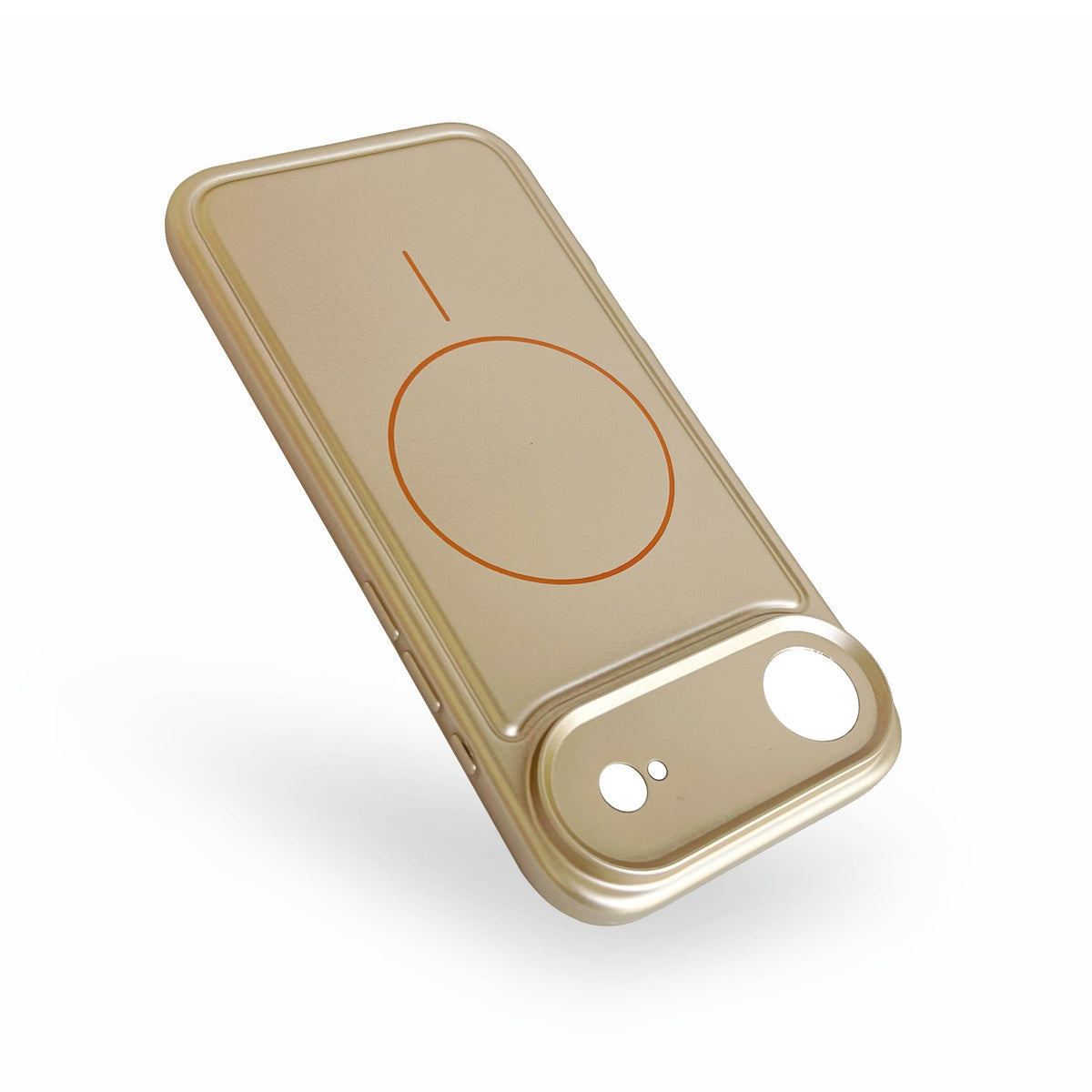 Apple iPhone Air Case - Metallic Gold - Matte Silicone MagSafe Back Cover