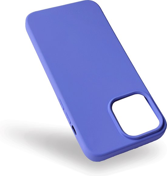 Apple iPhone 14 Pro Max Hoesje - Paars - Matte Siliconen Back Cover