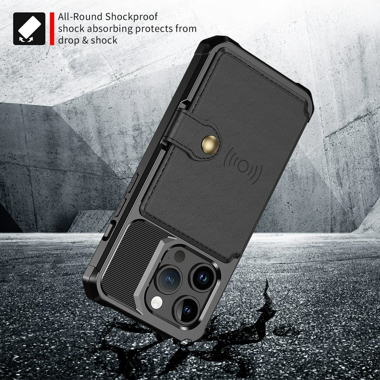Apple iPhone 15 Pro Case - Black - RFID Back Cover