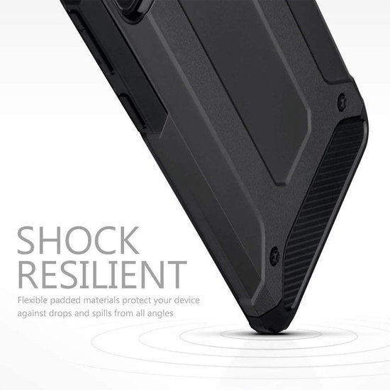 Samsung Galaxy S20 Plus Hoesje - Zwart - Armor Back Cover