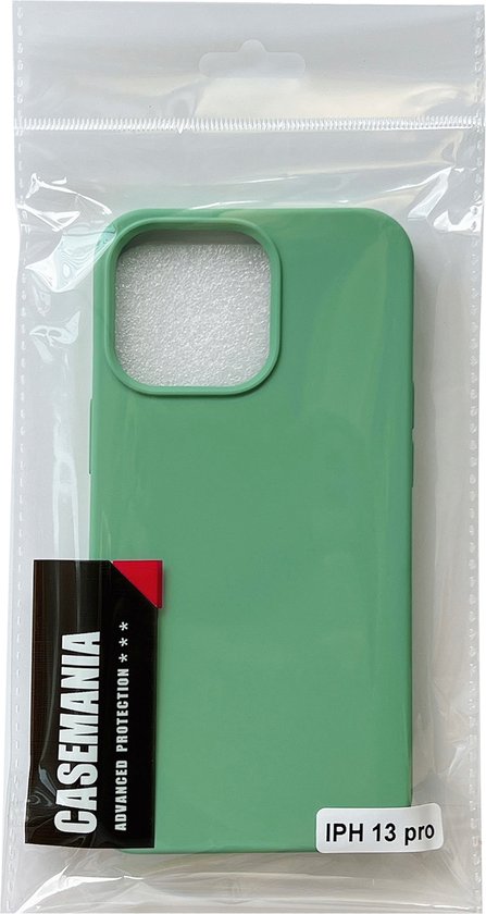 Apple iPhone 13 Pro Hoesje - Licht Groen - Siliconen Back Cover