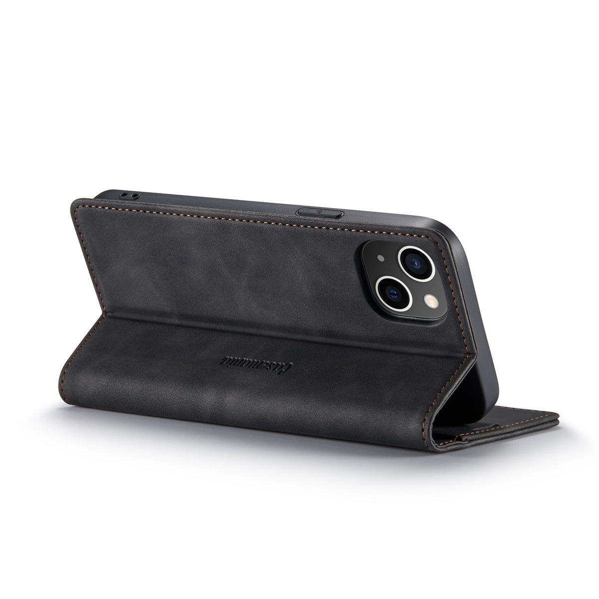 Apple iPhone 15 Plus Case - Charcoal Gray - Slim Wallet Case