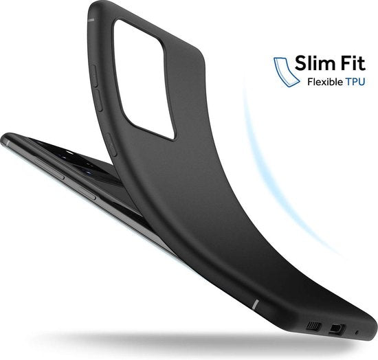 Samsung Galaxy S20 Ultra Hoesje - Zwart - Siliconen Back Cover