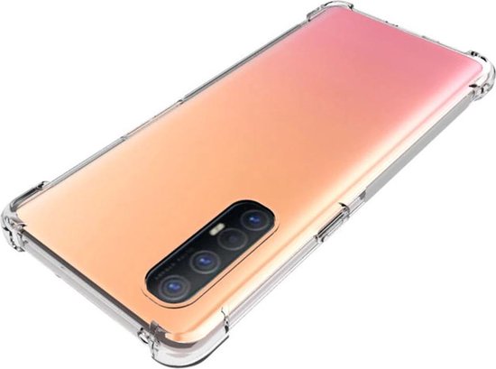 Oppo Reno 3 Pro Hoesje - Transparant - Anti-Shock Back Cover